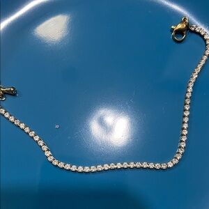 Gold and Silver Crystal Bracelet